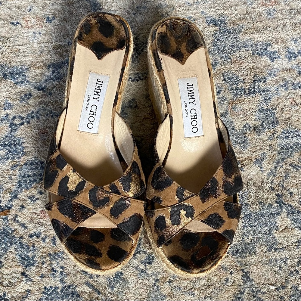 Jimmy Choo wedge sandal size 37
